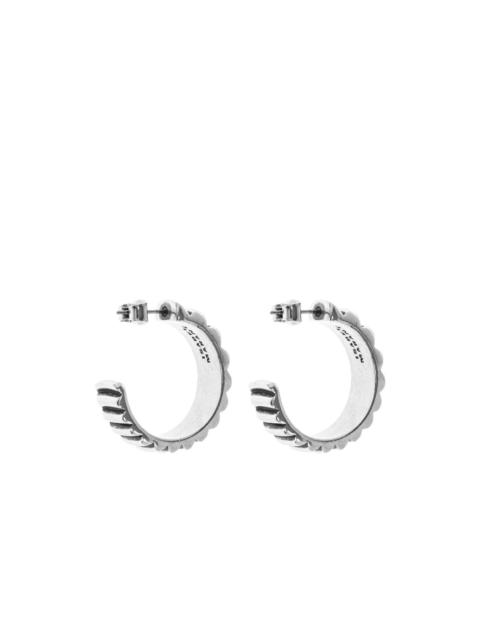 Isabel Marant textured hoop earrings