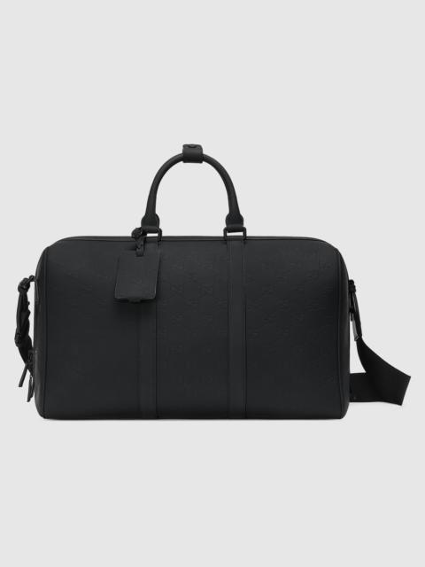 GG rubber-effect medium duffle bag