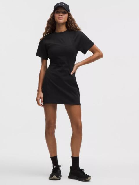lululemon Cotton Jersey Open-Back Mini Dress