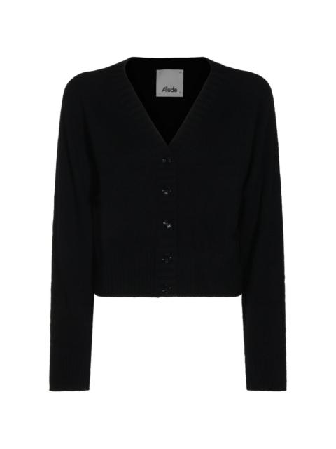 Allude V-neck cashmere cardigan