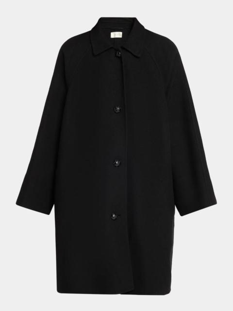 The Row Etoli Cotton Single-Breasted Coat