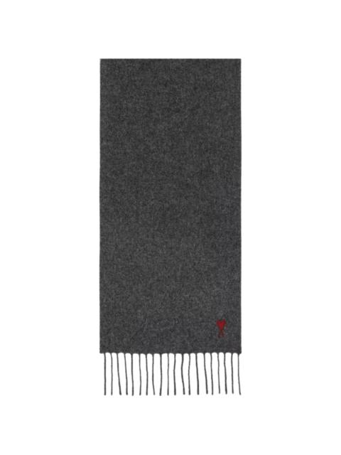AMI Paris Ami De Coeur wool scarf