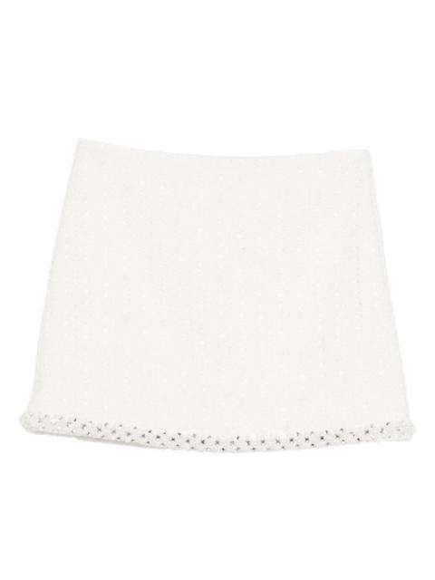 maje beaded.details mini skirt