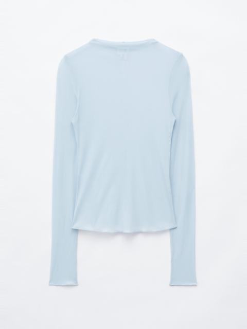 & Other Stories Ribbed Silk Top