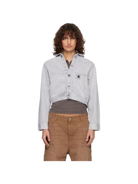 Carhartt WIP Gray Arca Denim Jacket