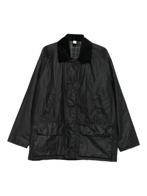 SUNFLOWER corduroy-collar pocket jacket