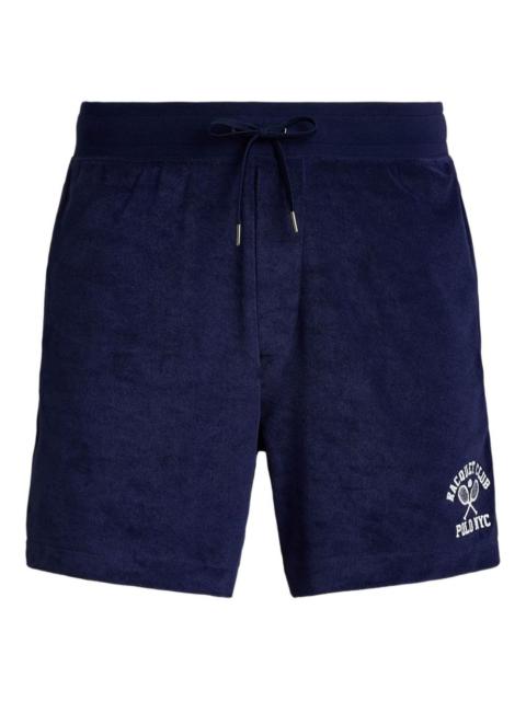 Polo Ralph Lauren side-stripe embroidered shorts