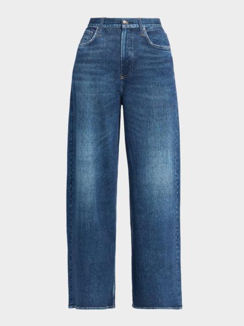 rag & bone Miramar Cotton-Terry Wide-Leg Jeans