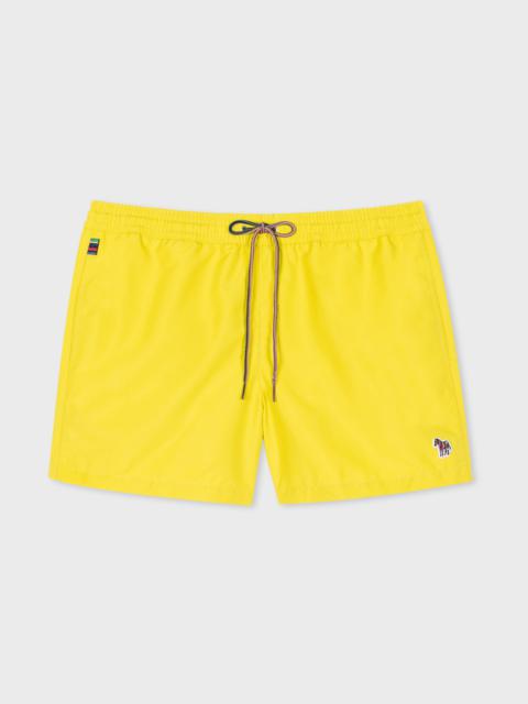 Paul Smith Yellow Zebra Logo Swim Shorts