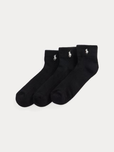 Polo Ralph Lauren Half-Cushioned Sport Ankle Sock 3-Pack