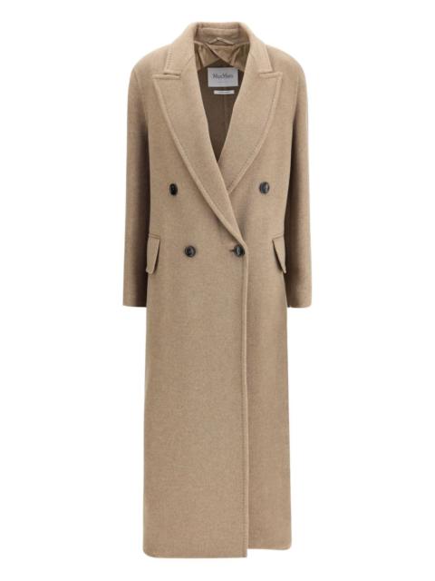 double-breasted drap coat