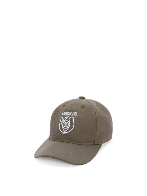 Loewe Cap in canvas
