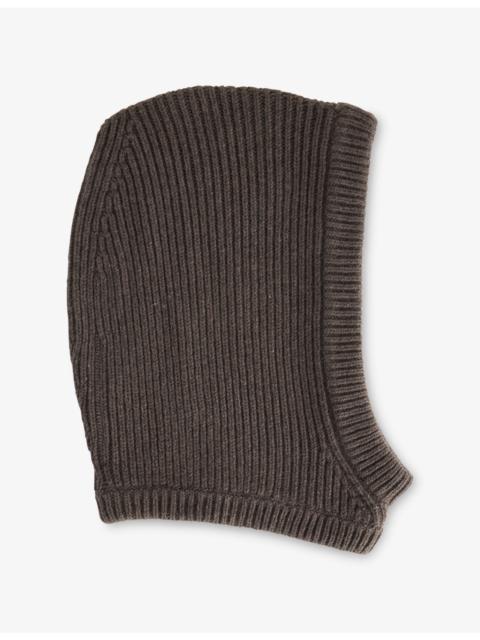Rick Owens Brushed Cashmere-Blend Knit Hood