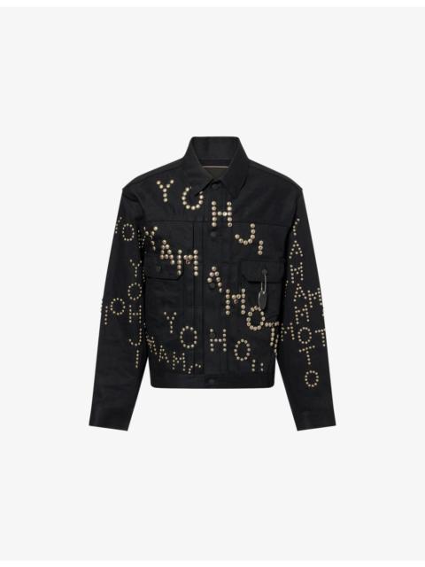 Yohji Yamamoto Stud-Embellished Denim Jacket