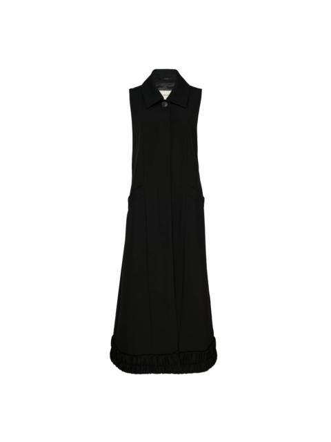 Dries Van Noten Long Flared Sleeveless Coat