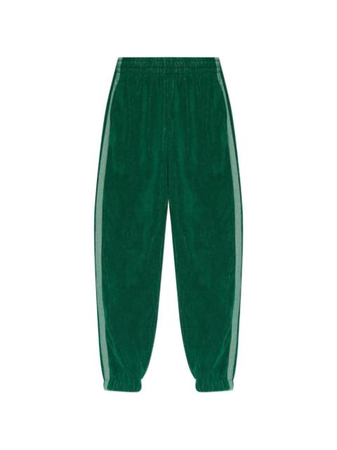 VERSACE pocket stripe track pants