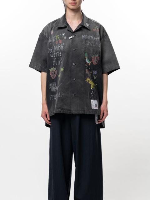 Maison MIHARAYASUHIRO Hand Drawing Print Shirt