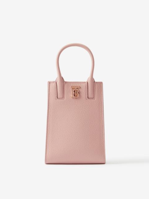 Burberry Grainy Leather Micro Frances Tote