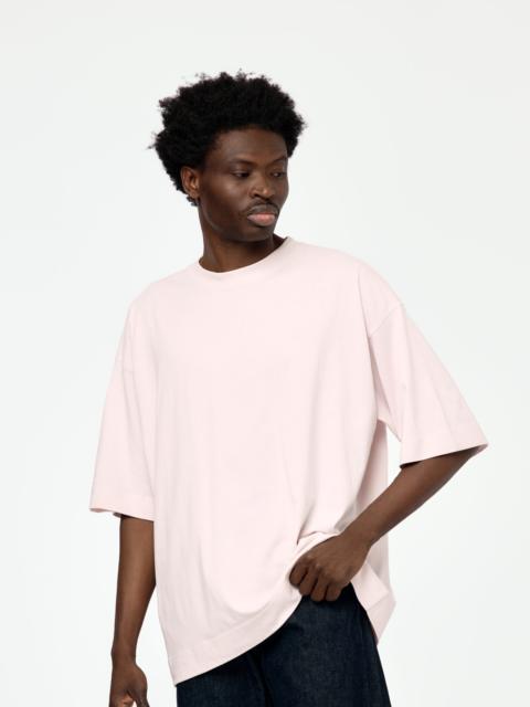 Tシャツ・カットソー DRIES VAN NOTEN Black Cotton Hubbot T-Shirt Dries Van Noten HEN T-SHIRT (BLACK) | REVERSIBLE