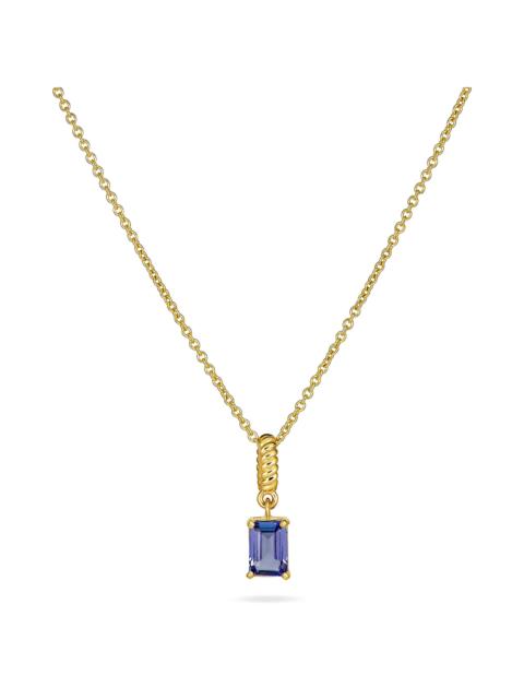 STONE AND STRAND Lakeside Tanzanite Necklace
