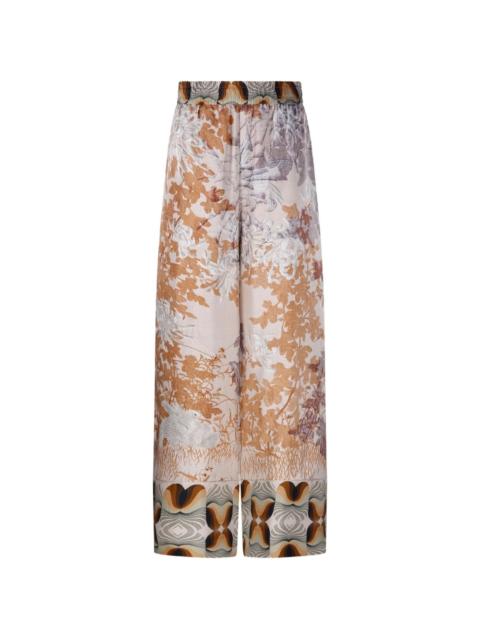 Pierre-Louis Mascia Cialda floral-print trousers