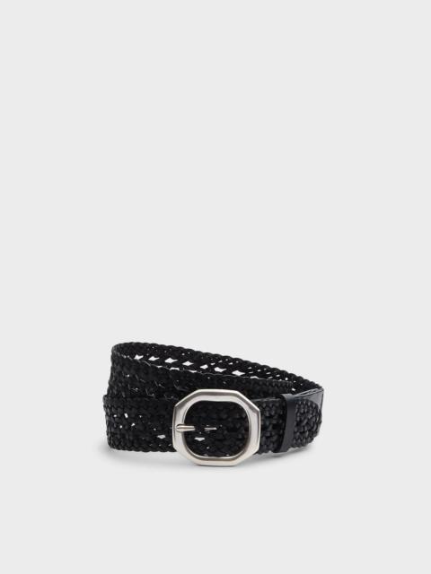 rag & bone Audrey Woven Italian Leather Belt