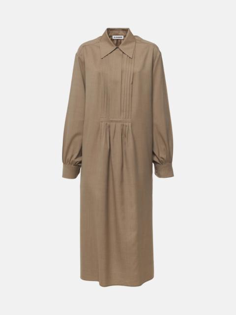 Jil Sander Wool shirt dress