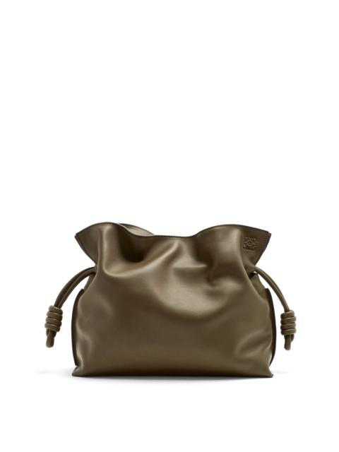 Loewe Anagram Cutout Monochrome Bucket Bag Tea Dust Glaze