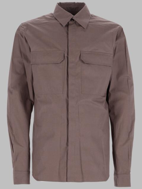 Rick Owens Rick Owens Work Shirt — Brown
