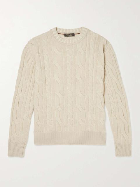 Cable-Knit Cashmere Sweater