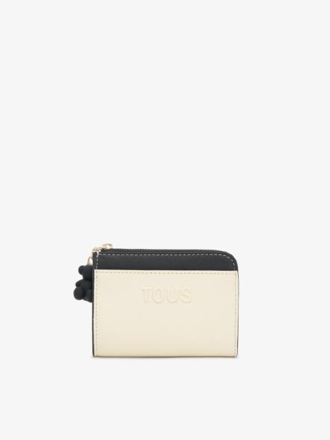 TOUS Large black Change purse TOUS Audree Saffiano