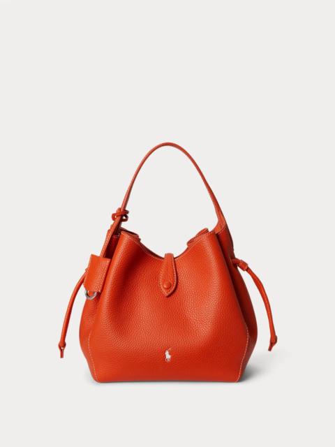 Polo Ralph Lauren Polo Play Leather Drawstring Bag
