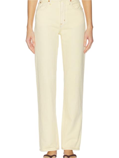 SLVRLAKE London High Rise Straight Leg Jeans