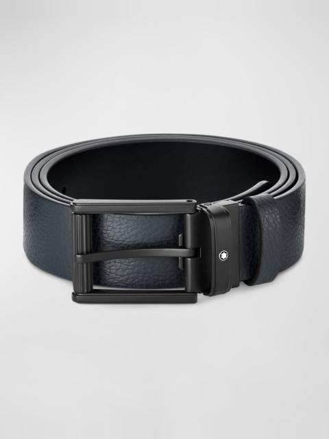 Men's Roll Pin Buckle Reversible Leather Belt