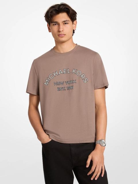 MICHAEL KORS Graphic Logo Cotton Jersey T-Shirt