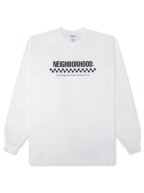 NEIGHBORHOOD NH. TEE L/S 02 - WHITE