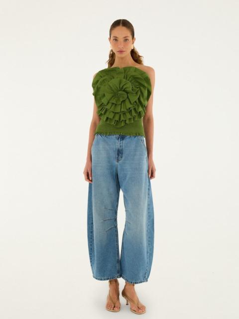 FARM RIO Barrel Denim Pants