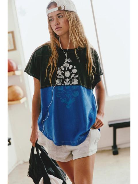 FREE PEOPLE Logo Swerve Splice Tee
