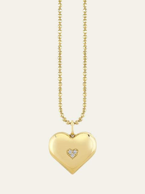 SYDNEY EVAN 14K Icon Wallpaper Heart Locket Necklace