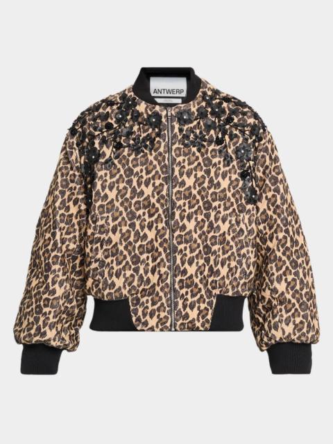 ESSENTIEL ANTWERP Kasenembo Embroidered Bomber Jacket