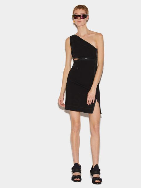 DSQUARED2 ZIP-DETAIL MINI DRESS