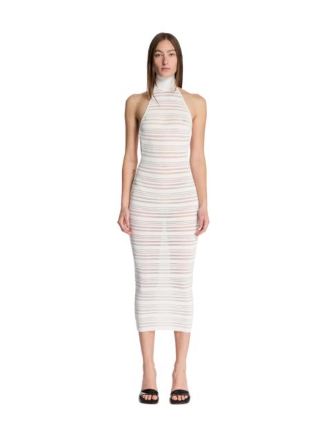 ANDREĀDAMO White Open-Back Dress