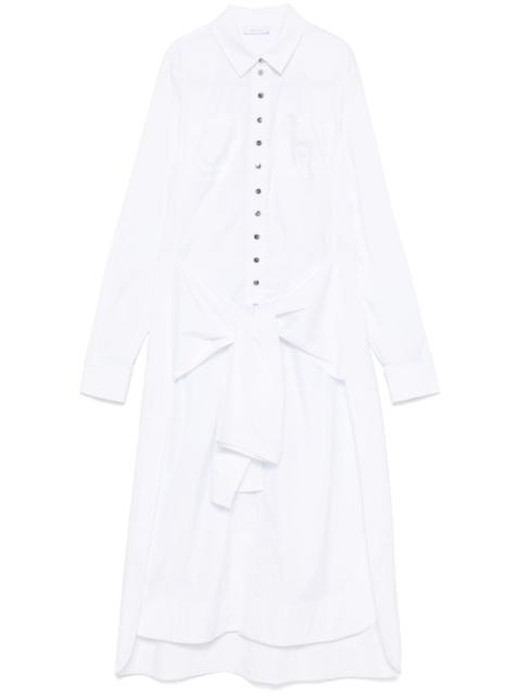 rabanne tie-waist maxi dress