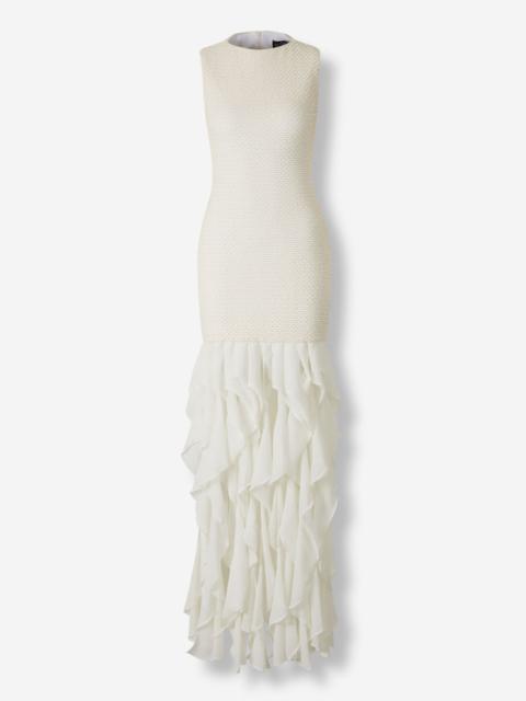 PatBO MAXI MESH GAVEA DRESS