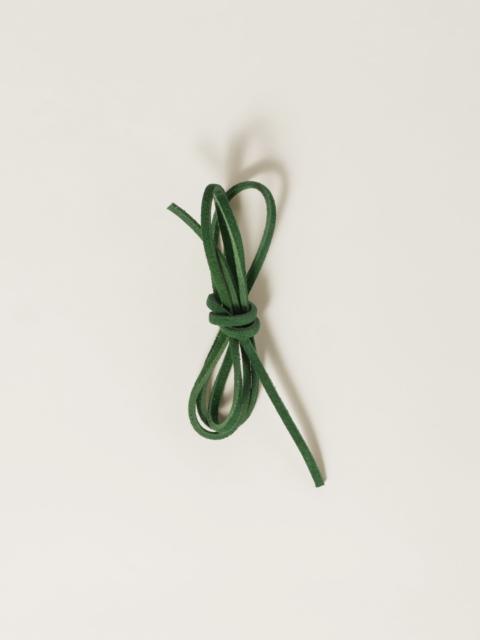 Miu Miu Colored leather laces