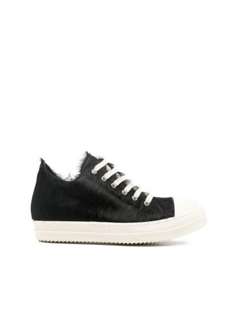 Rick Owens fur low sneakers