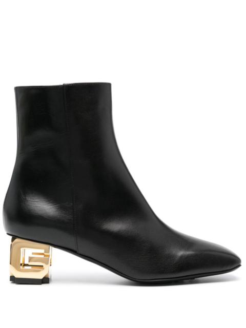 Givenchy 50mm logo-plaque leather boots