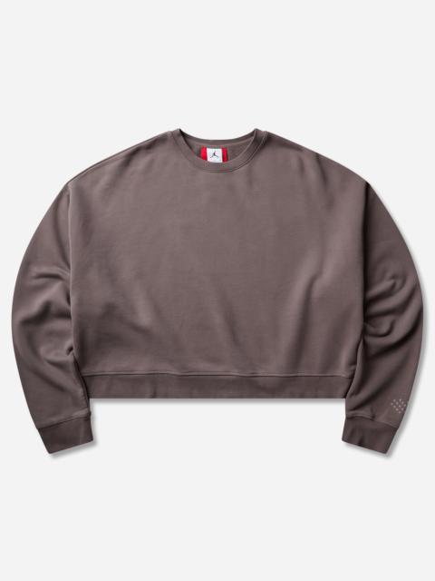 Jordan Men's In1House Crop Crewneck Sweatshirt Cave Stone