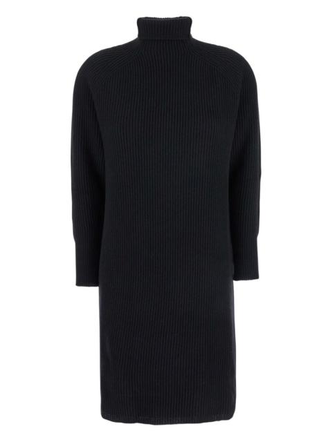 Max Mara ribbed turtleneck dress