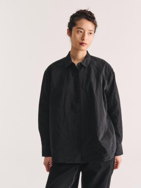 CASEY/CASEY DRAYS SHIRT - PAPER COT - PITCH BLACK